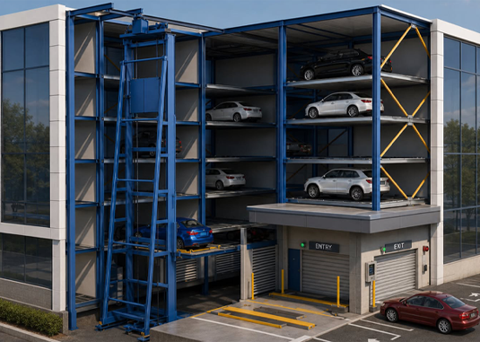 ROBOT CAR PARKING SYSTEM